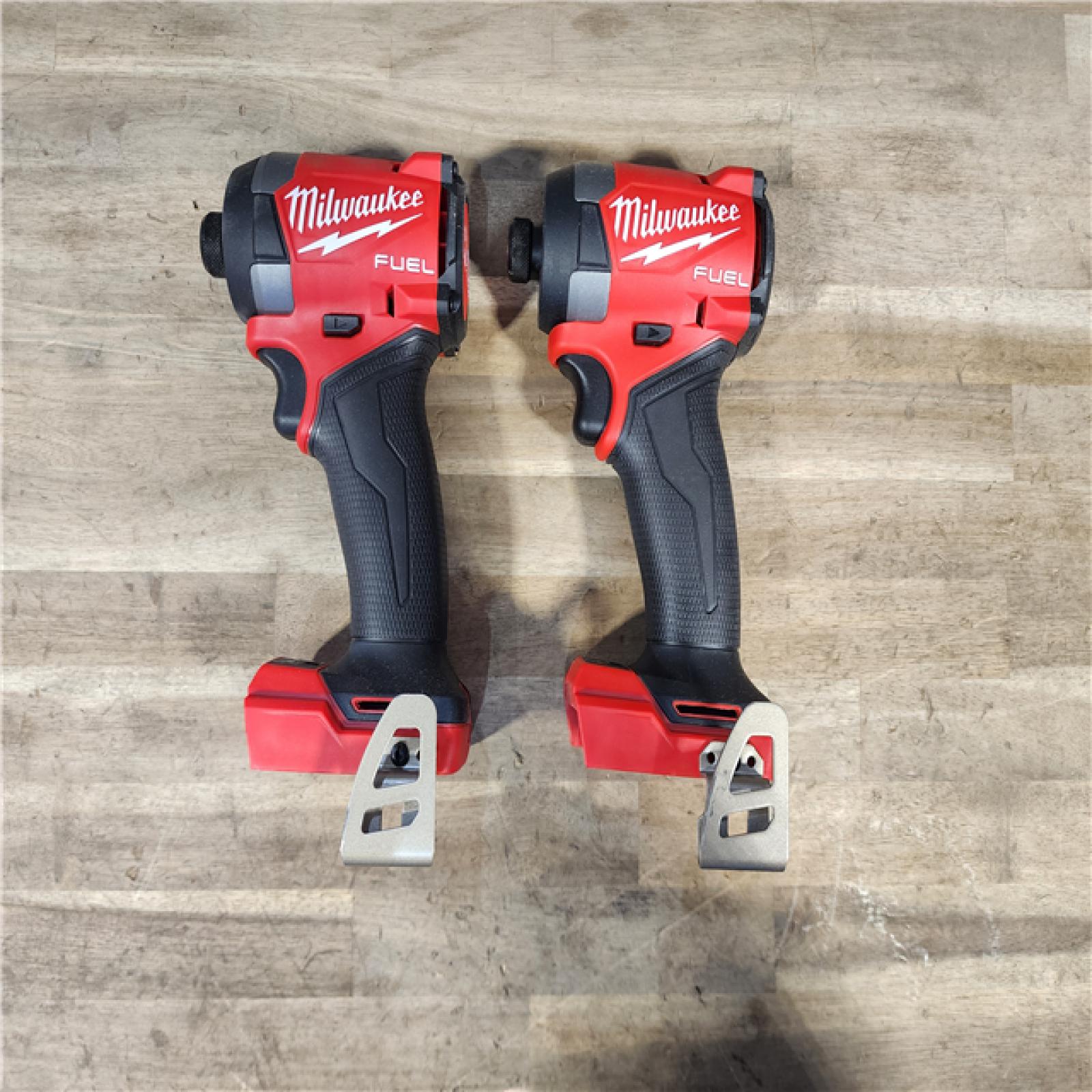 HOUSTON LOCATION - AS-IS (2) Milwaukee 2953-20 18V Lithium-Ion Brushless Cordless 1/4 Hex Impact Driver (Tool-Only)