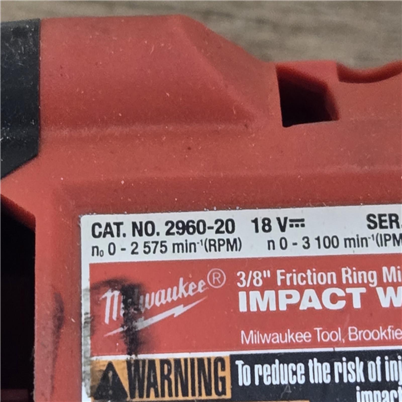 AS-IS Milwaukee FUEL GEN-2 18V Mid Torque Cordless 3/8 in. Impact Wrench(Tool-Only)