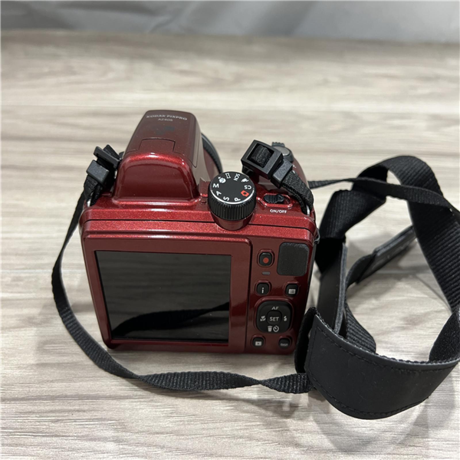 AS-IS Kodak PIXPRO AZ405 20.7 Megapixel Compact Camera  Red