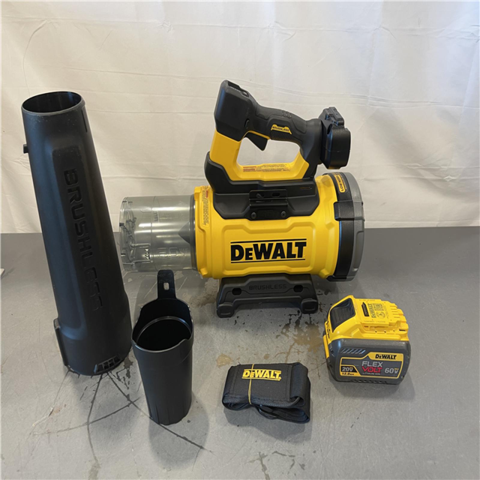 AS-IS - DeWalt FLEXVOLT 60V MAX 160 MPH 760 CFM Brushless Cordless Battery Powered Blower Kit