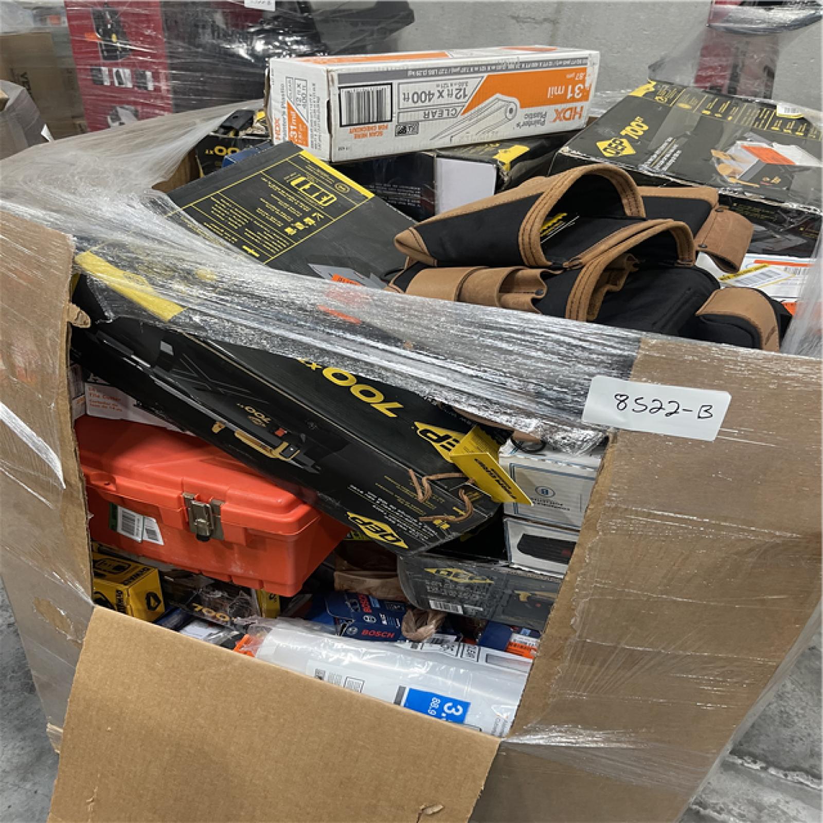 Atlanta Location As-Is Tools and More Partial Truckload (13 Pallets) 8522-B