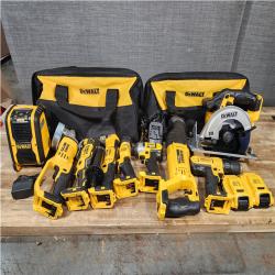 Houston Location AS-IS DEWALT 20V MAX Cordless 9 Tool Combo Kit