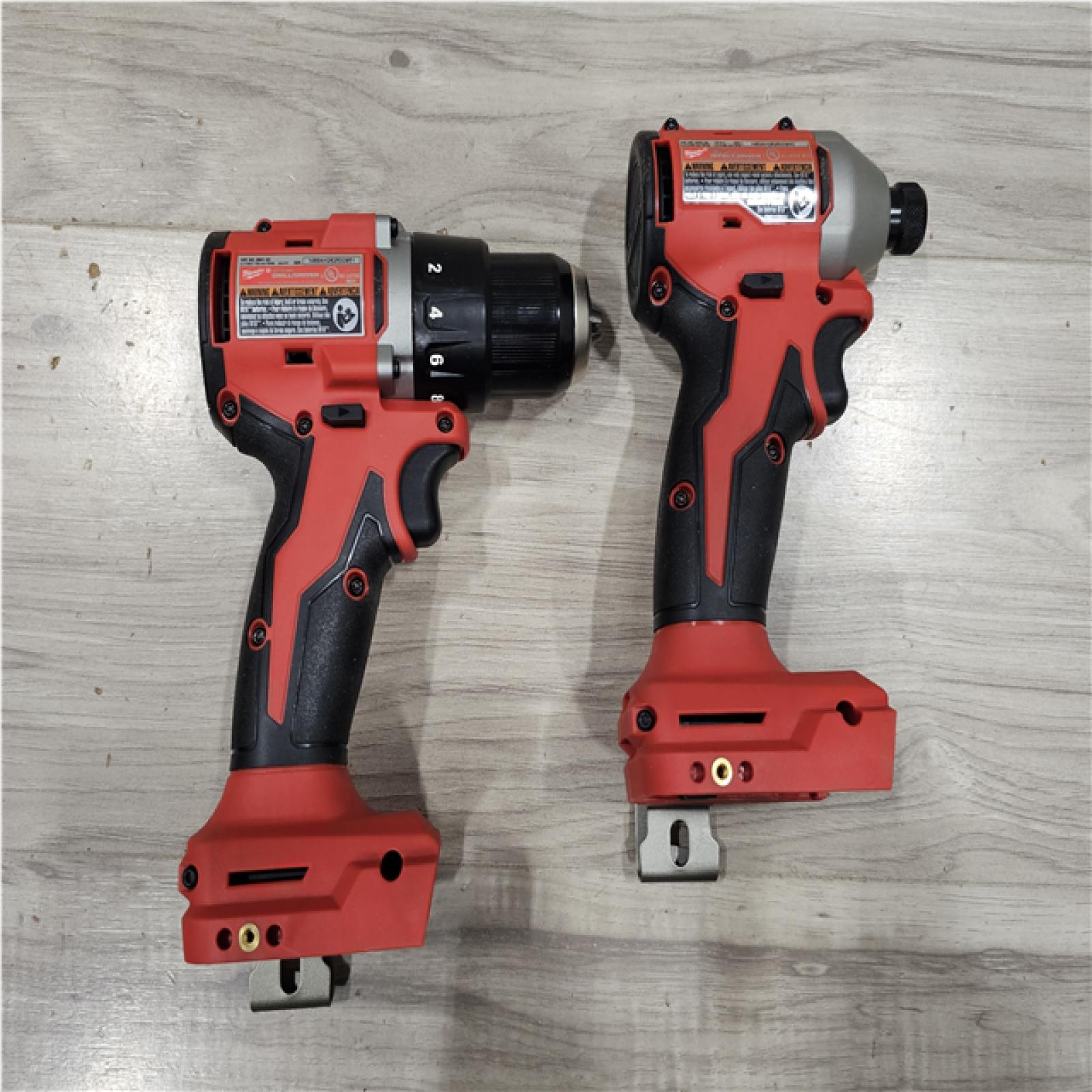 AS-IS Milwaukee 18V Lithium-Ion Brushless Cordless Compact Drill/Impact Combo Kit