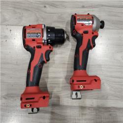 AS-IS Milwaukee 18V Lithium-Ion Brushless Cordless Compact Drill/Impact Combo Kit