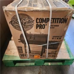 Phoenix LIKE NEW Char-Griller 1012 sq. in. Competition Pro Offset Charcoal Grill or Wood Smoker in Black