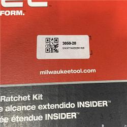 NEW - Milwaukee FUEL INSIDER 12V Lithium-Ion Brushless Cordless 1/4 in. - 3/8 in. Extended Reach Box Ratchet Kit