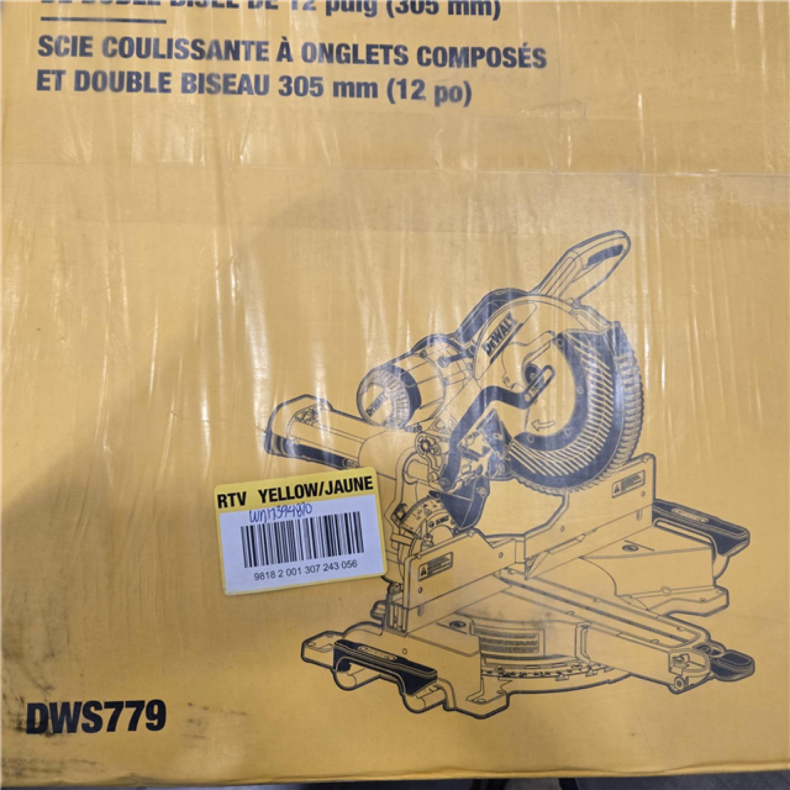 NEW! - DEWALT 12-in Dual Bevel Sliding Compound Miter Saw
