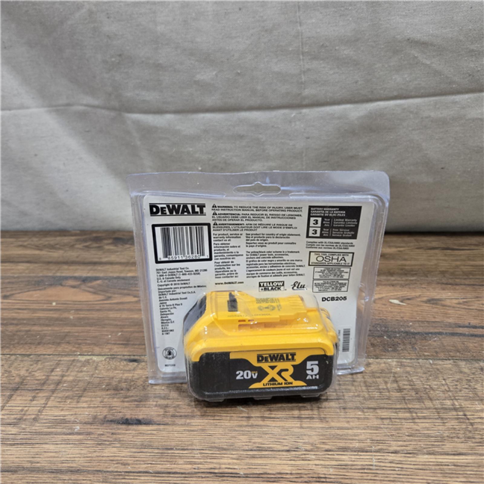 AS-IS Dewalt 20-Volt MAX XR Lithium-Ion Premium Battery Pack 5.0Ah