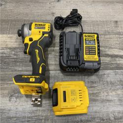 AS-IS DEWALT Atomic 20V Max Lithium-Ion Brushless Cordless Compact 1/4 in. Impact Driver Kit