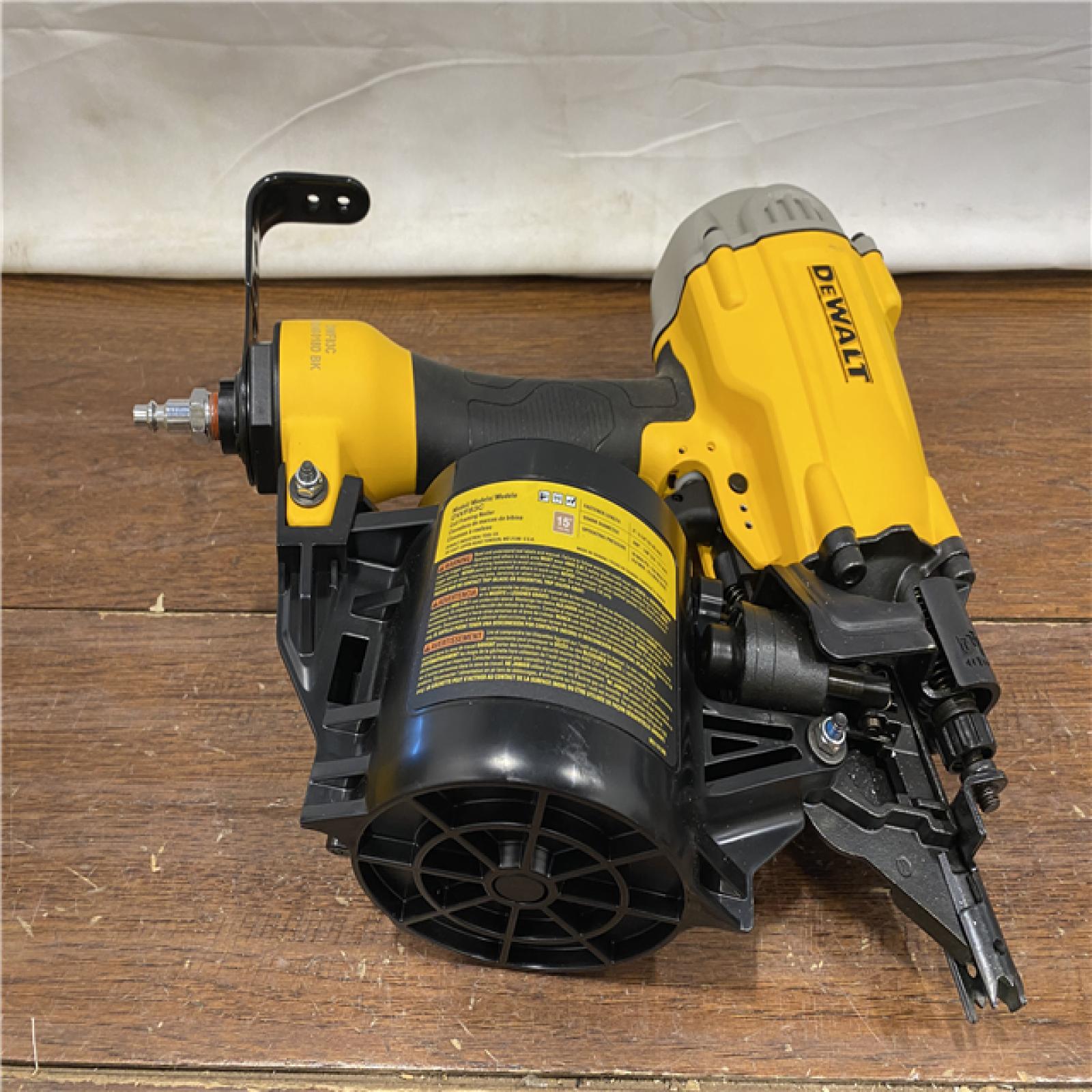 AS-IS Pneumatic 15Â° Coil Framing Nailer