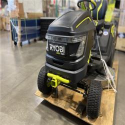 DALLAS LOCATION - Ryobi 46 T46Li 80V Battery Electric Riding Lawn Mower Tractor RYRM8007