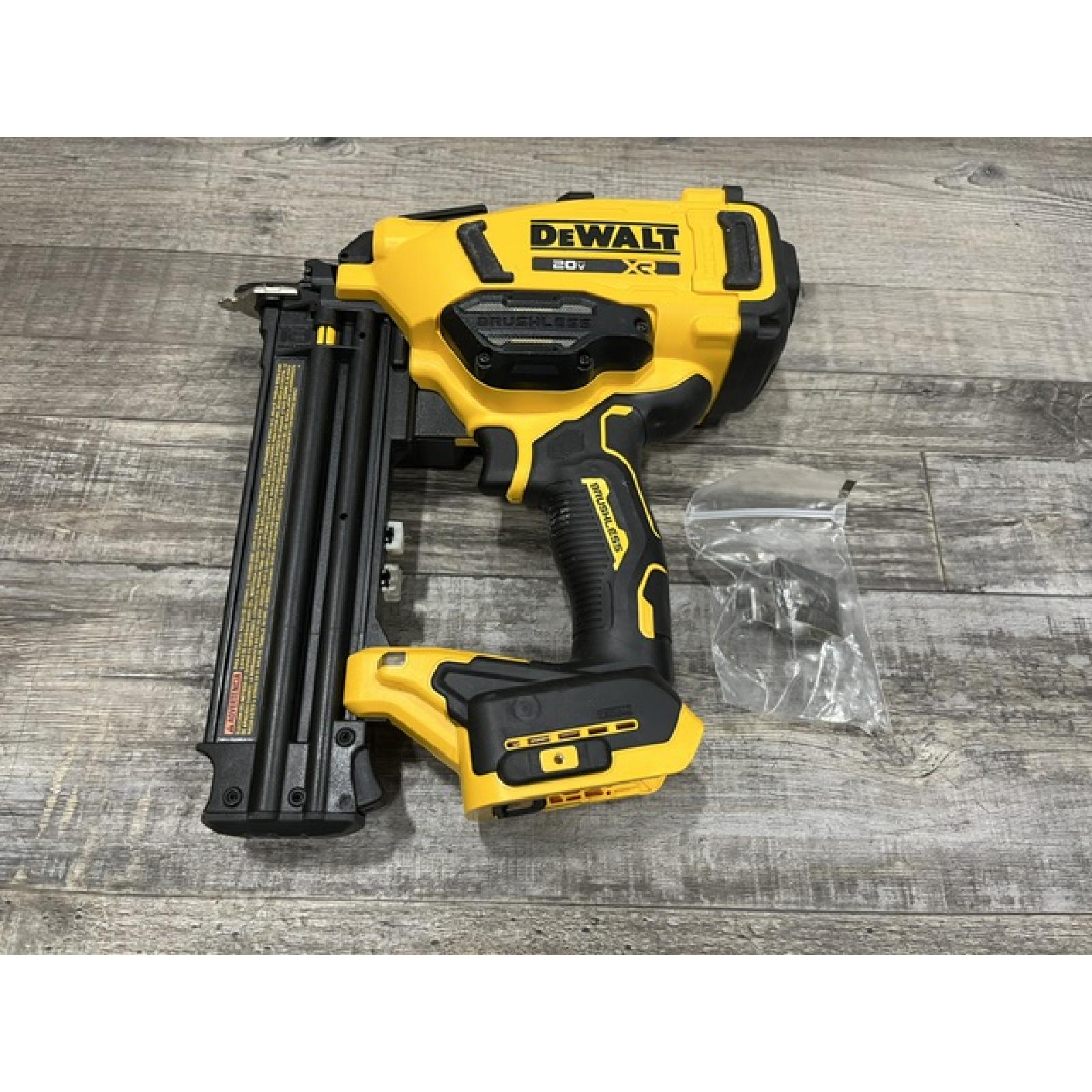 AS-IS DEWALT 20V MAX XR 18 Gauge Cordless Brad Nailer (Tool Only)