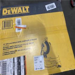NEW- DEWALT 15 Amp Corded 10 in. Compound Single Bevel Miter Saw