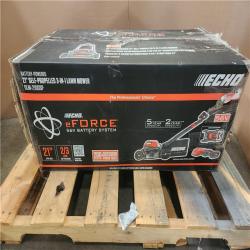 Phoenix AS-IS ECHO 56V 21 in. Cordless Battery 3-in-1 Walk Behind Self-Propelled Lawn Mower w/ (2) 5Ah Batteries and Rapid Charger