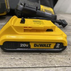 AS-IS DEWALT 20V MAX XR Lithium-Ion Cordless 18-Gauge Narrow Crown Stapler Kit
