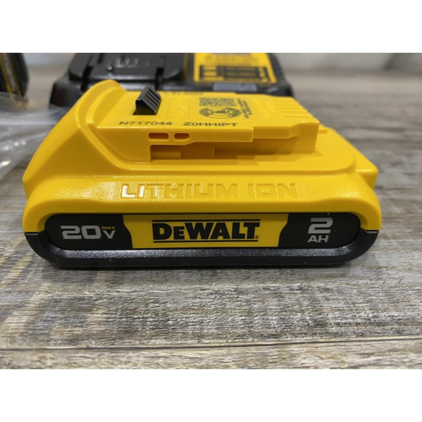 AS-IS DEWALT Atomic 20V Lithium-Ion Cordless Compact 1/2 in. Drill/Driver Kit