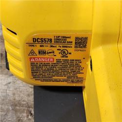 HOUSTON LOCATION - AS-IS DEWALT FLEXVOLT 60V MAX Cordless Brushless 7-1/4 in. Circular Saw with Brake (Tool Only)
