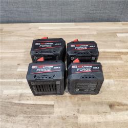 HOUSTON LOCATION - AS-IS MILWAUKEE FORGE BATTERY PACK QTY - 4