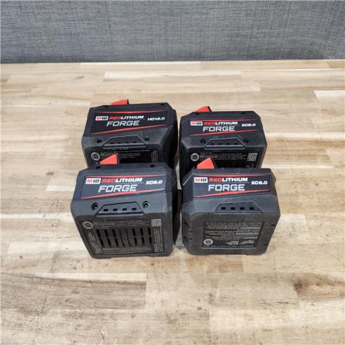 HOUSTON LOCATION - AS-IS MILWAUKEE FORGE BATTERY PACK QTY - 4