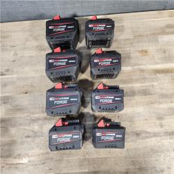 HOUSTON LOCATION - AS-IS MILWAUKEE FORGE BATTERY PACK QTY - 8