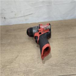 AS-IS Milwaukee FUEL 12-Volt Lithium-Ion Brushless Cordless Hammer Drill and Impact Driver Combo Kit