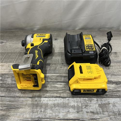 AS-IS DEWALT Atomic 20V Max Lithium-Ion Brushless Cordless Compact 1/4 in. Impact Driver Kit