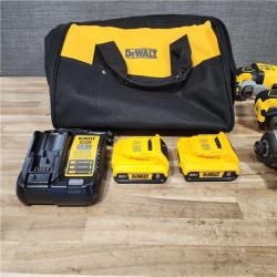 HOUSTON LOCATION - AS - IS DEWALT ATOMIC 20-Volt Lithium-Ion Cordless Brushless (4-Tool) Combo Kit