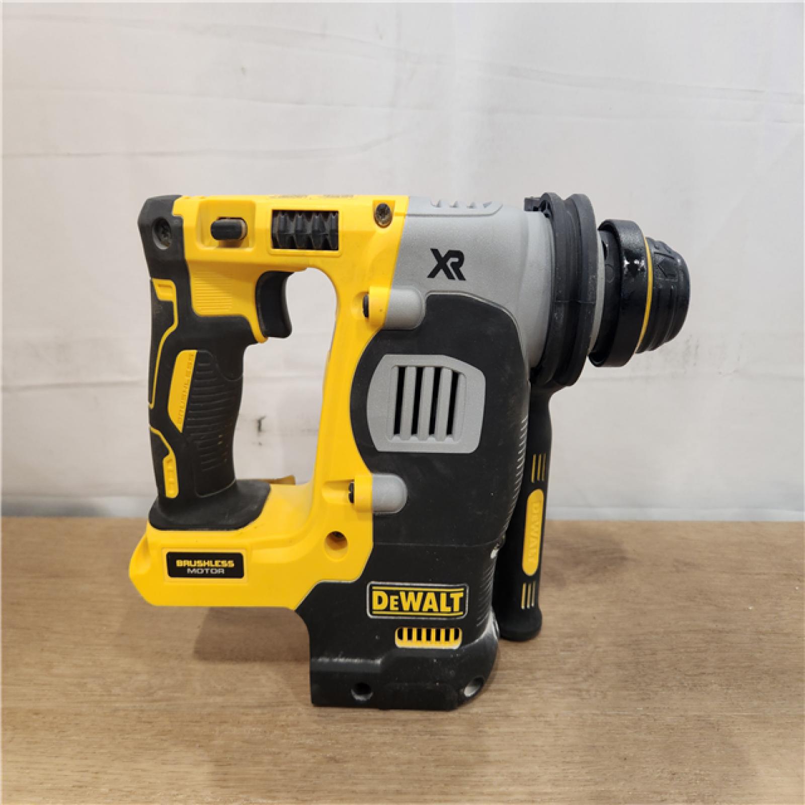 AS-IS- DEWALT 20V MAX XR Cordless Brushless 1 in. SDS Plus L-Shape Rotary Hammer (Tool Only)