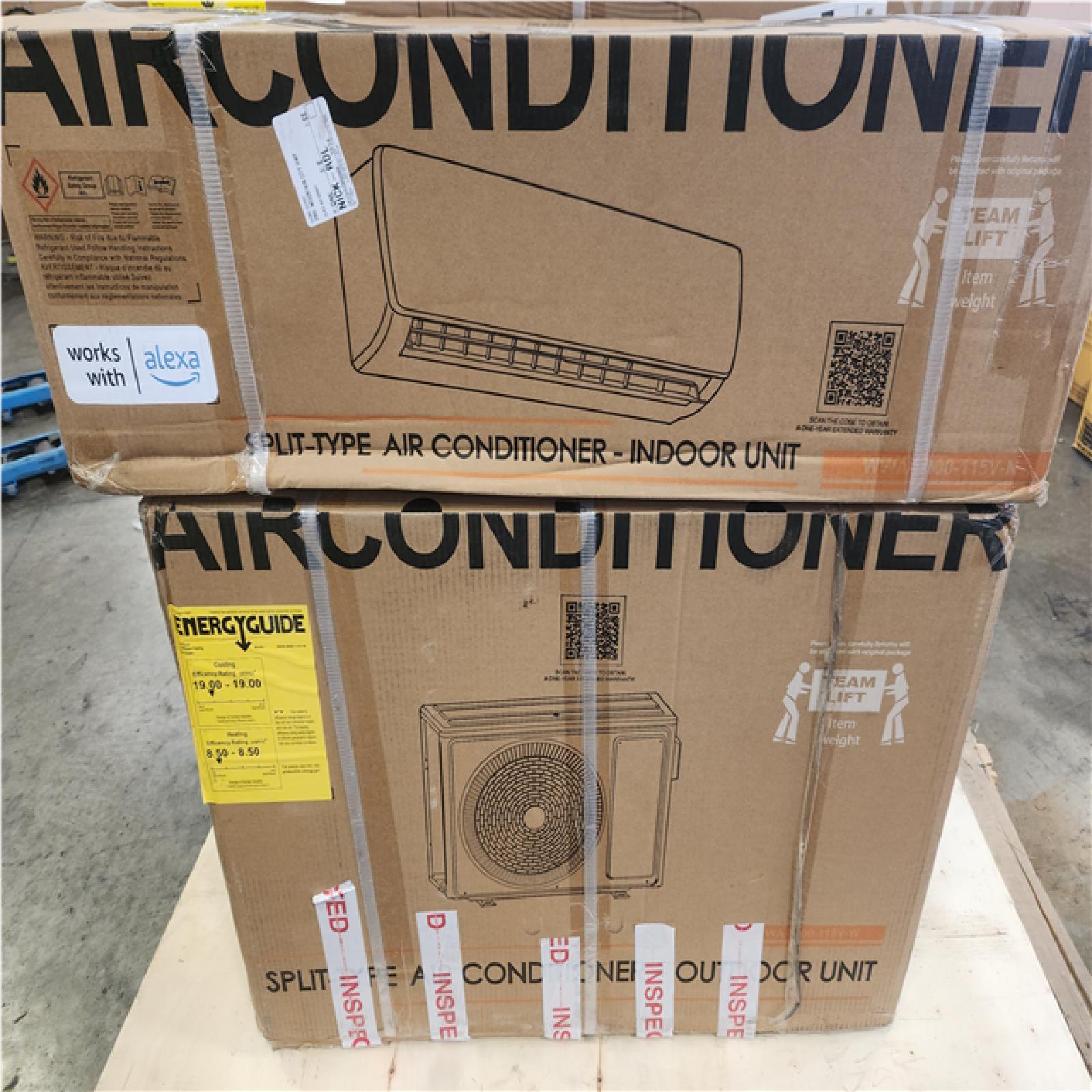 Phoenix NEW TMWINGS 9000 BTU Mini Split AC and Heater  Ductless Inverter Heat Pump  Energy Efficient and Auto Clean  25dB Quiet