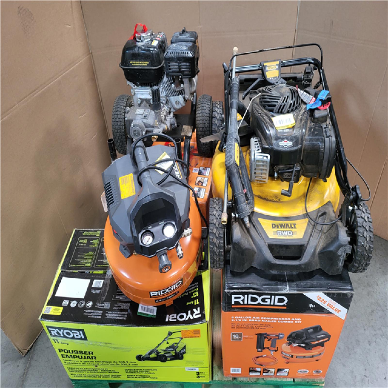 CALIFORNIA AS-IS OUTDOOR POWER EQUIPMENT