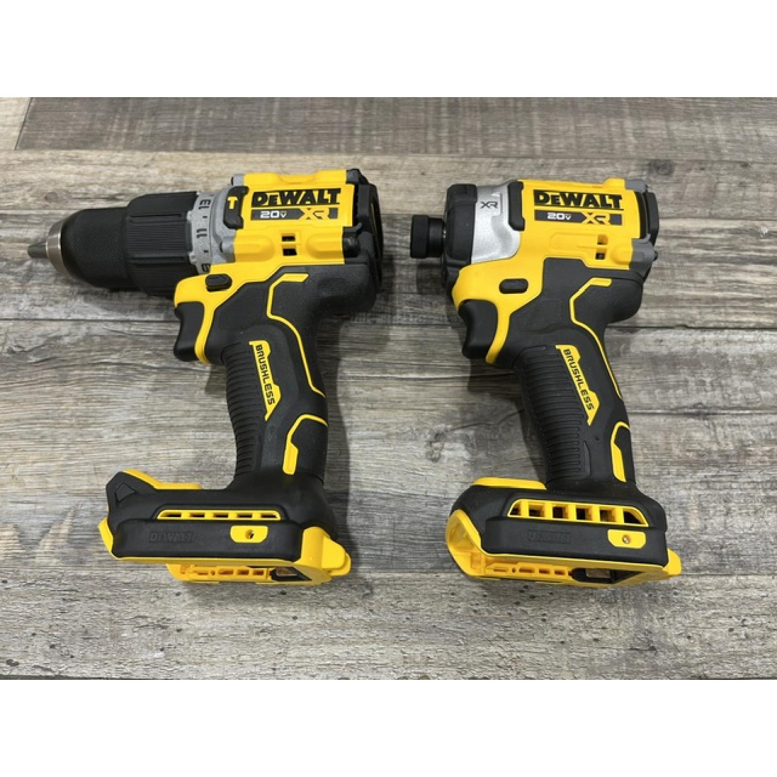 AS-IS DEWALT 20V XR Lithium-Ion Cordless 2-Tool Combo Kit