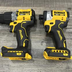 AS-IS DEWALT 20V XR Lithium-Ion Cordless 2-Tool Combo Kit