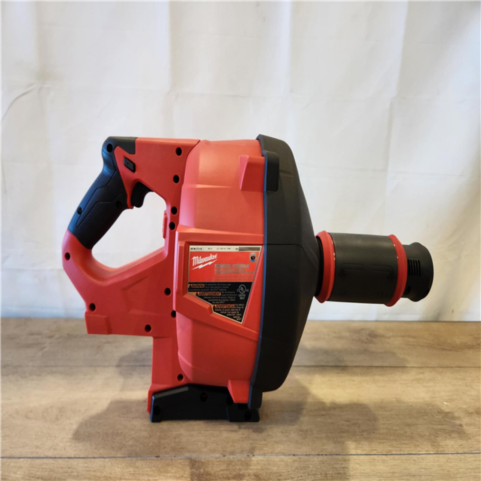 AS-IS- Milwaukee M18 FUEL Drain Snake with CABLE DRIVE Kit