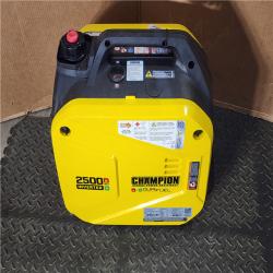 HOUSTON LOCATION - AS-IS CHAMPION 2500/1850-Watt Recoil Start Gasoline/Propane Powered Dual Fuel Inverter Generator with Quiet Technology and CO Shield