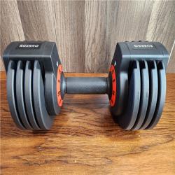 FitRx SmartBell Quick-Select Adjustable 5-52.5 Lbs. Dumbbell - Black (Single)