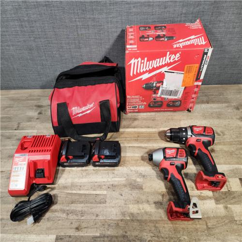 HOUSTON LOCATION - AS-IS Milwaukee M18 Brushed Cordless (2-Tool) Drill/Driver and Impact Driver Kit