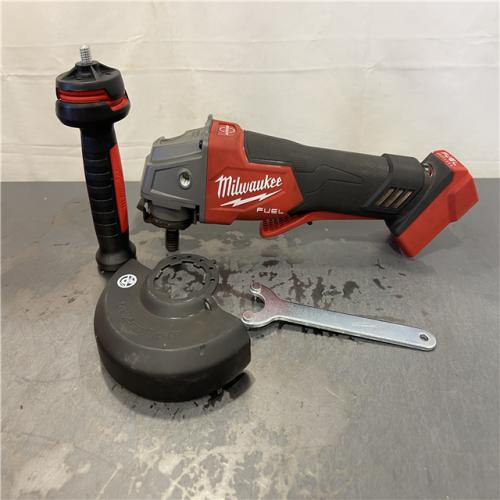 AS-IS - Milwaukee M18 FUEL 18V Lithium-Ion Brushless Cordless 4-1/2 in./5 in. Grinder with Variable Speed & Paddle Switch