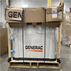 DALLAS LOCATION- AS-IS GENERAC 22kW Air-Cooled Auto Start Natural Gas or Propane Whole House Generator and 200 Amp Transfer Switch
