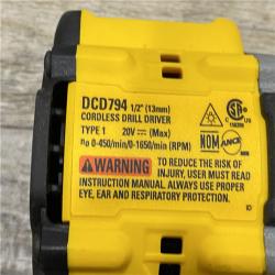 AS-IS DEWALT Atomic 20V Lithium-Ion Cordless Compact 1/2 in. Drill/Driver Kit