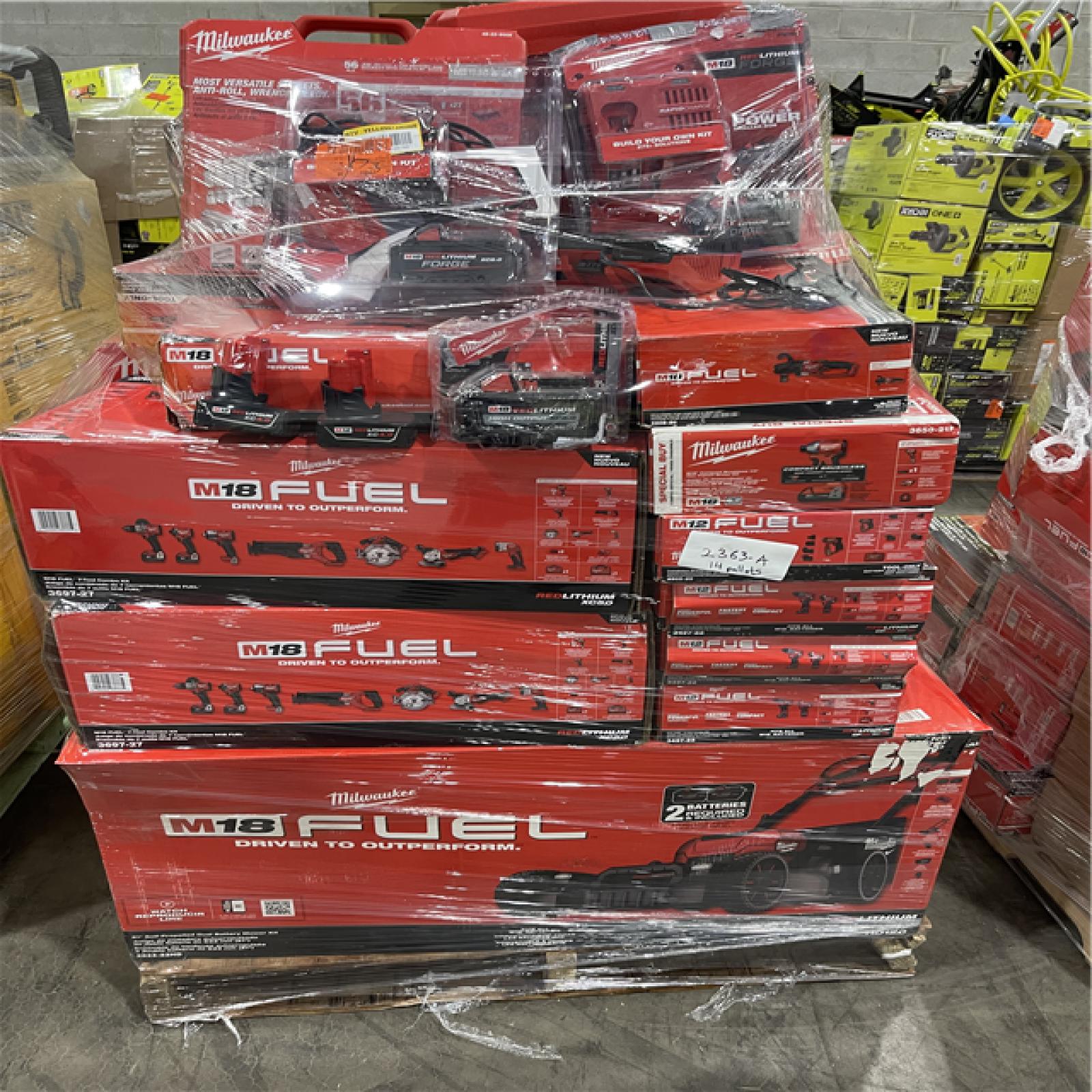 Pittston Location As-Is Power Tools Partial Truckload (14 pallets) 2363-A