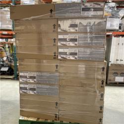 DALLAS LOCATION - Denver 48 in. Integrated LED Indoor White Ceiling Fan with Remote PALLET-(48 UNITS)
