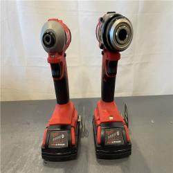 AS-IS - Milwaukee M18 18V Lithium-Ion Brushless Cordless Compact Drill/Impact Combo Kit