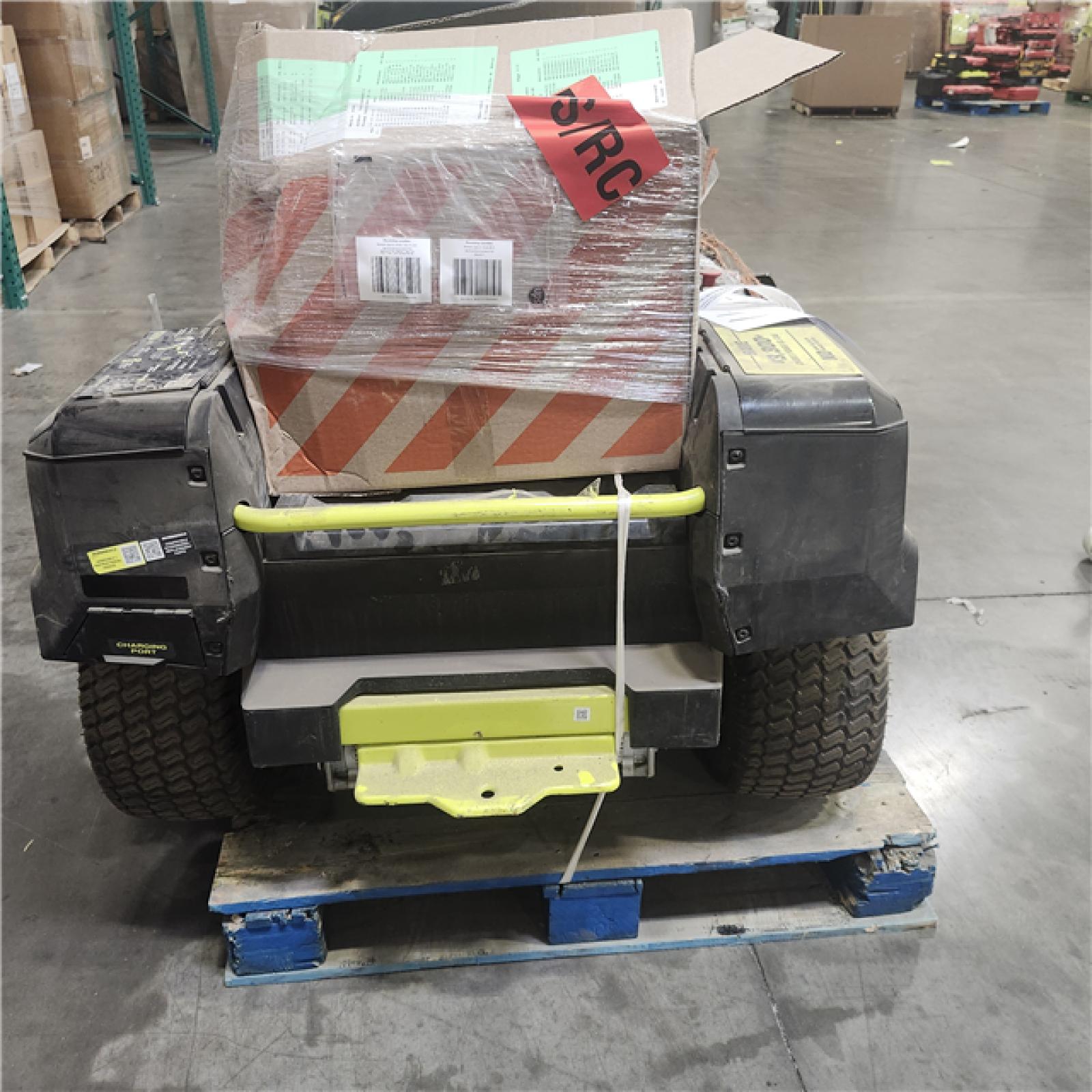 Dallas Location - As-Is  RYOBI 80V HP Brushless 54 in.Riding Mower (2) 80V Batteries and Charger