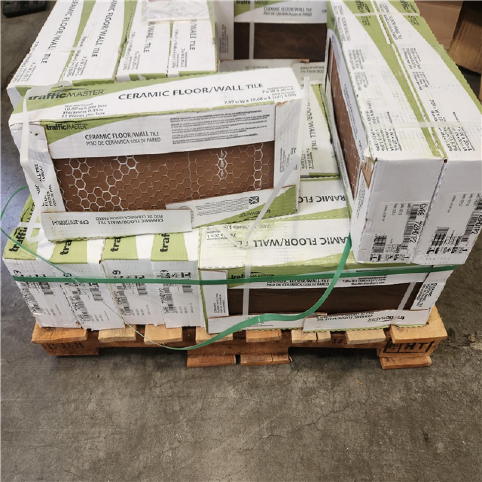 Phoenix TrafficMaster Glenwood Cherry 7 in. x 20 in. Ceramic Floor and Wall Tile (228 sq. ft. /21 case)