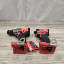 AS-IS MILWAUKEE FUEL 18V Cordless Hammer Drill and Impact Driver Combo Kit