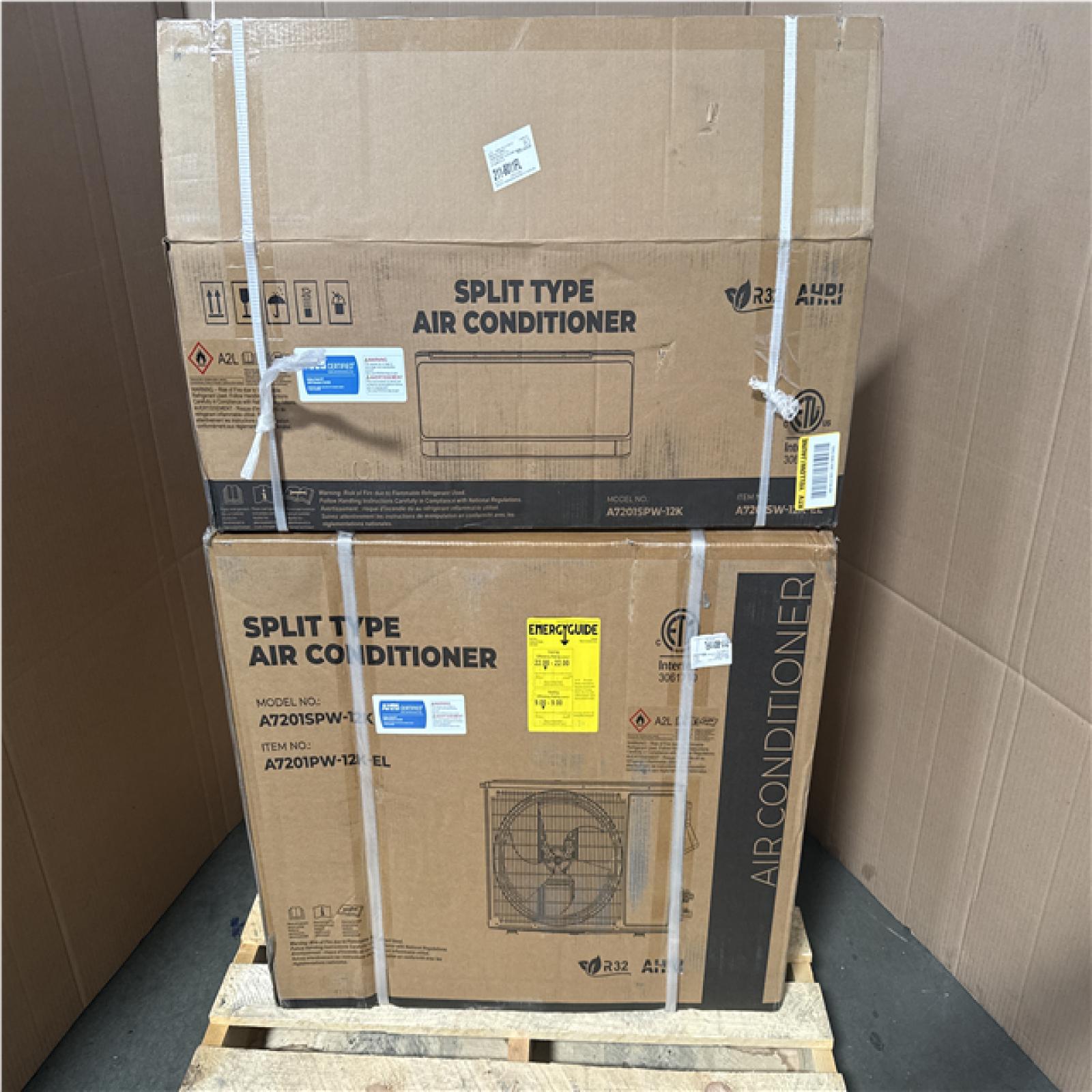CALIFORNIA AS IS SPLIT TYPE AIR CONDITIONER A7201SPW-12K