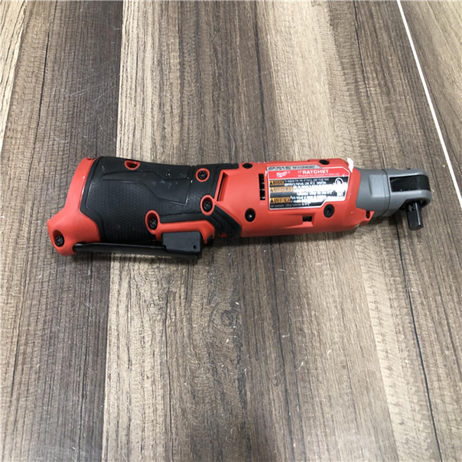 AS-IS Milwaukee FUEL 12V Lithium-Ion Compact 3/8 in. Cordless Ratchet (Tool-Only)