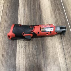 AS-IS Milwaukee FUEL 12V Lithium-Ion Compact 3/8 in. Cordless Ratchet (Tool-Only)
