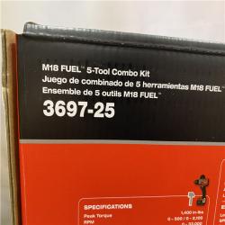 NEW - Milwaukee FUEL 18V Lithium-Ion Brushless Cordless (5-Tool) Combo Kit