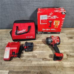 HOUSTON LOCATION - AS-IS Milwaukee M18 1/2 in. Cordless Brushless High Torque Impact Wrench Kit (Battery & Charger)